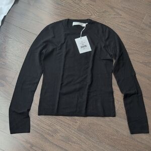 Rachel Parcell Black Crewneck Sweater